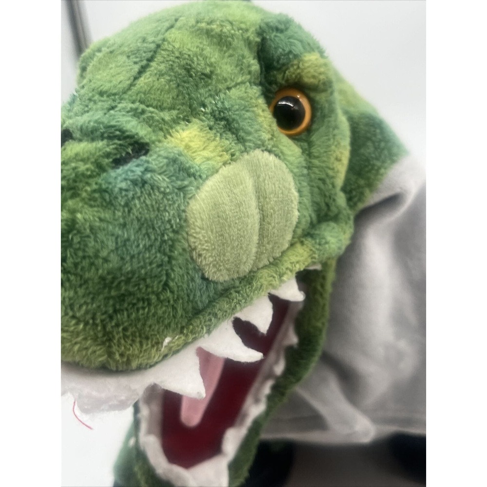 Get Your Hands On A Ganz 24" Green Tyrannosaurus Rex Dinosaur Puppet Plush